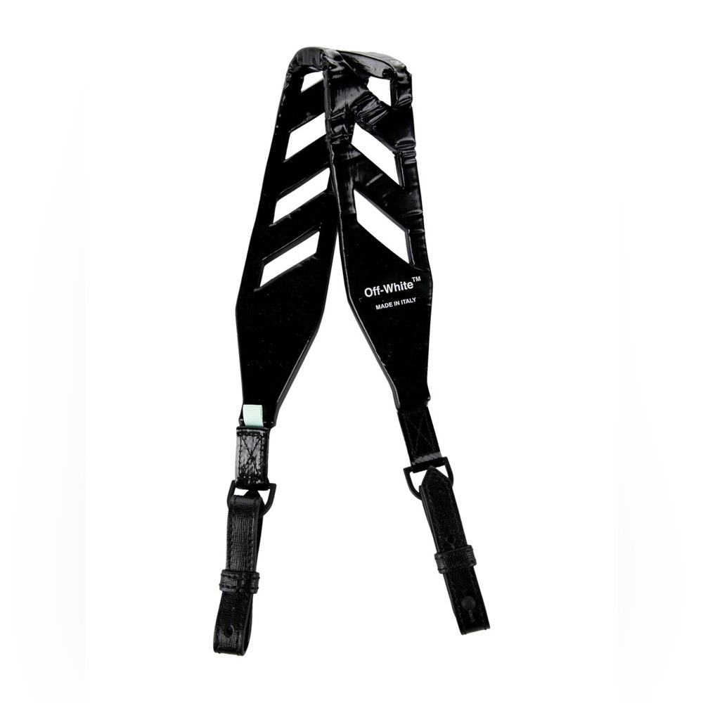 OFF WHITE TM BLACK INDUSTRIAL BAG STRAP
 Designed by Virgil Abloh